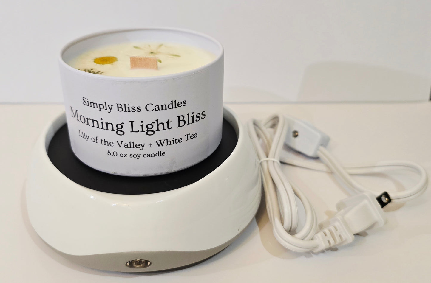 Auto Shut-Off Candle Warmer Plate – Flameless & Soot-Free Scent Experience