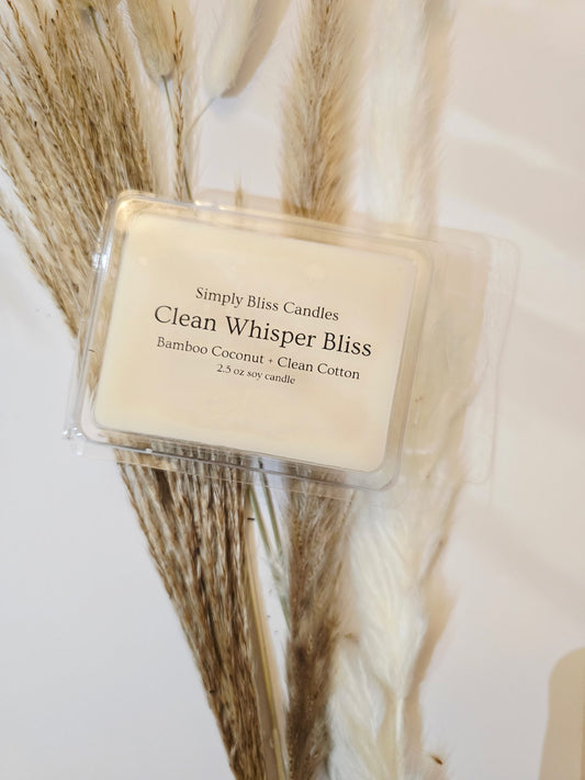 Clean Whisper Bliss – Wax Melts
