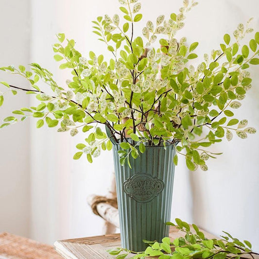 Artificial Leaf Stem – 37" Fresh Spring Green & White